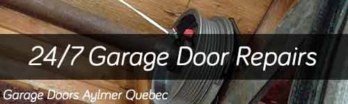 Garage door repair services in Aylmer QC